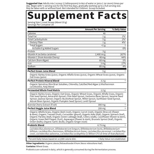 Garden of Life Perfect Food Super Green Formula - 14 Servings | 45 Superfoods, Greens - TrustMedUSA