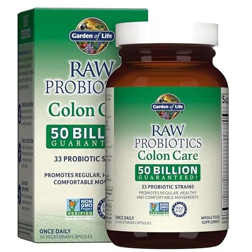 Garden of Life Probiotics for Women and Men - Raw Probiotics Colon Care 50 Billion - TrustMedUSA