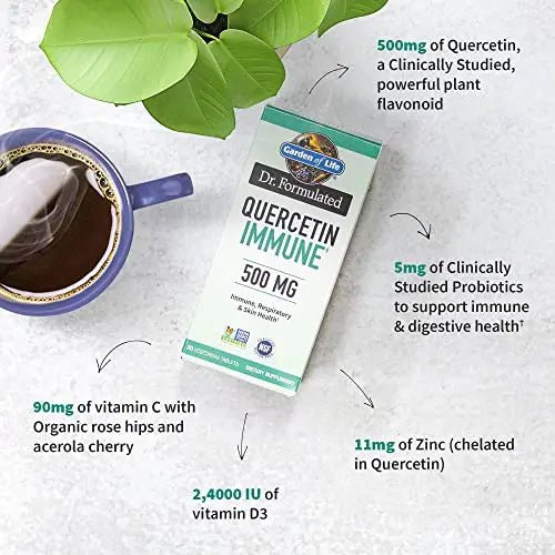 Garden of Life Quercetin Once Daily Immune System Support - TrustMedUSA