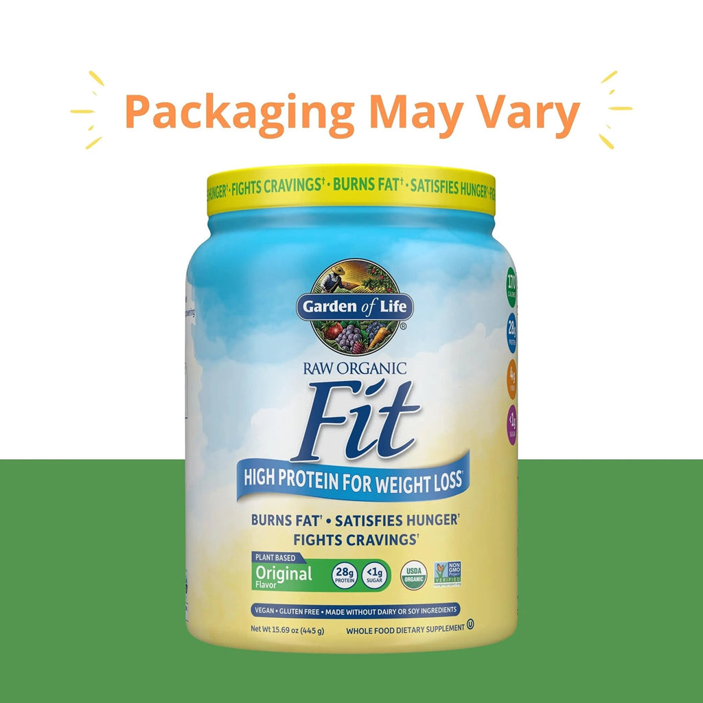 Garden of Life Raw Organic Fit Powder, Original - High Protein for Weight Loss (28g) Plus - TrustMedUSA