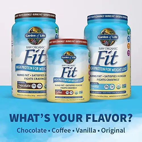 Garden of Life Raw Organic Fit Vegan Protein Powder Original, 28g Plant Based Protein - TrustMedUSA