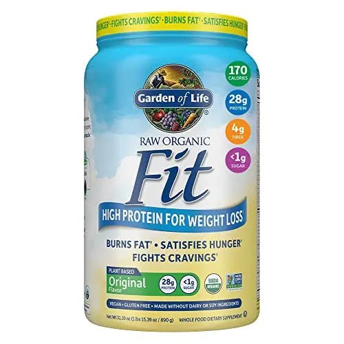 Garden of Life Raw Organic Fit Vegan Protein Powder Original, 28g Plant Based Protein - TrustMedUSA