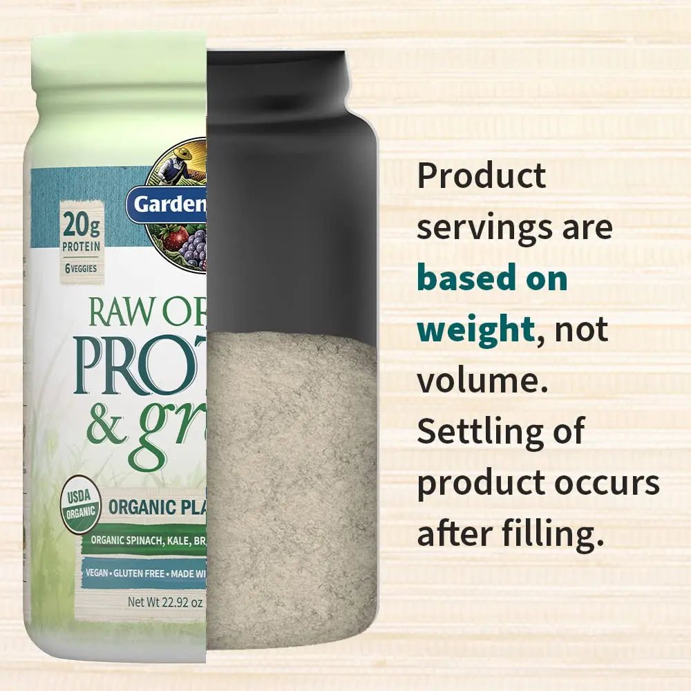 Garden of Life Raw Organic Protein & Greens Lightly Sweet, Vegan Protein Powder - TrustMedUSA