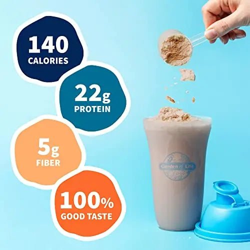 Garden of Life Vegan Protein Powder - 22g Raw Plant Protein, BCAAs, Probiotics - TrustMedUSA