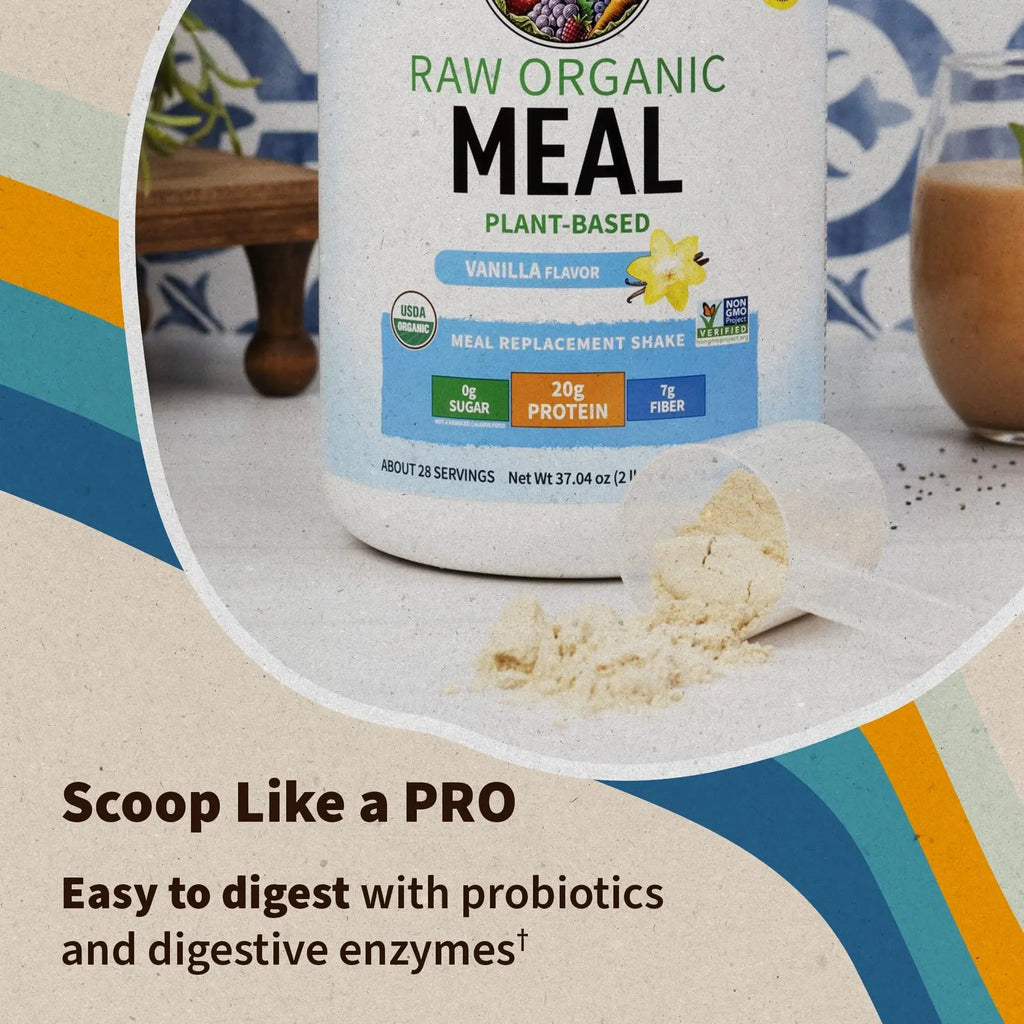 Garden of Life Vegan Protein Powder - Raw Organic Meal Replacement - TrustMedUSA