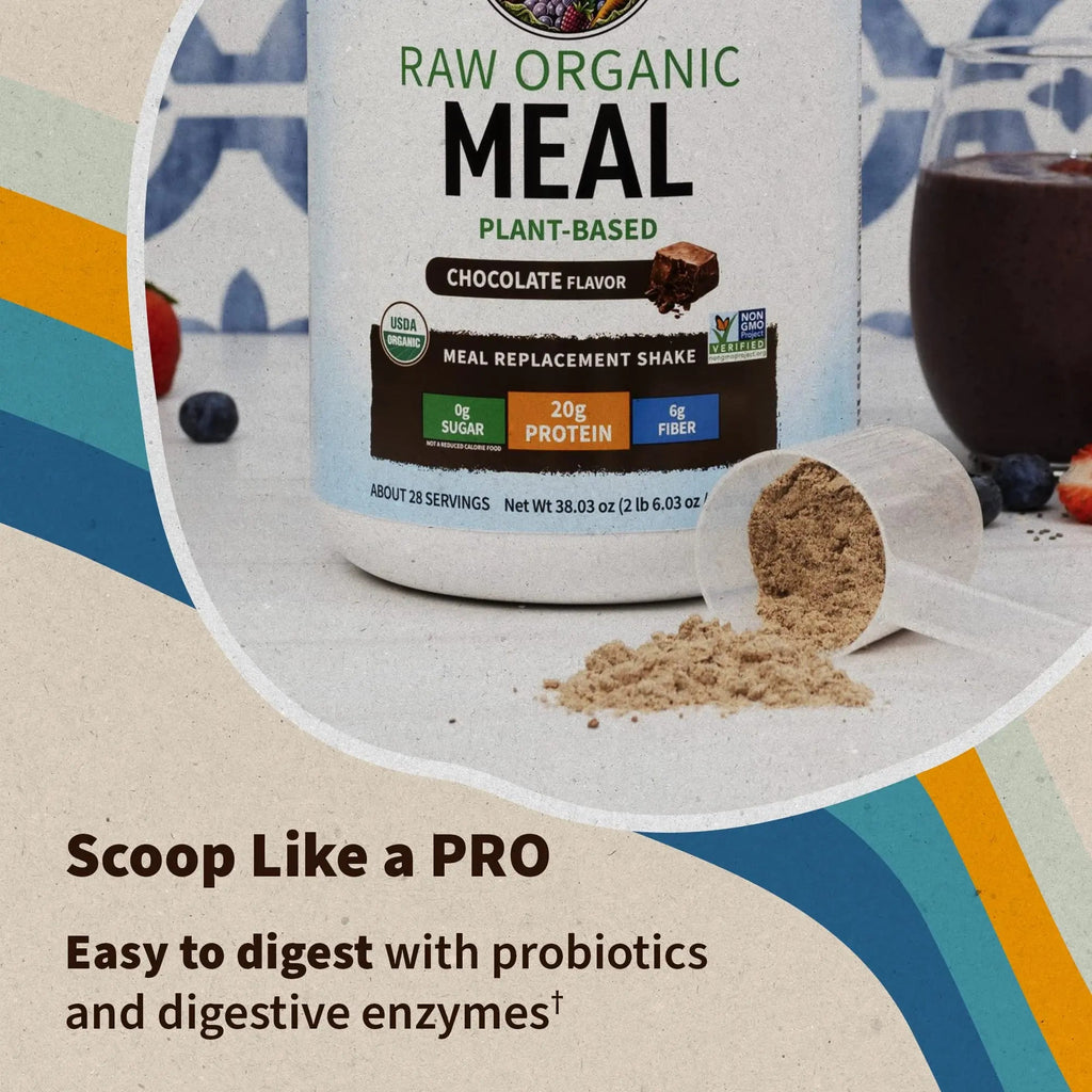 Garden of Life Vegan Protein Powder - Raw Organic Meal Replacement Shakes - TrustMedUSA