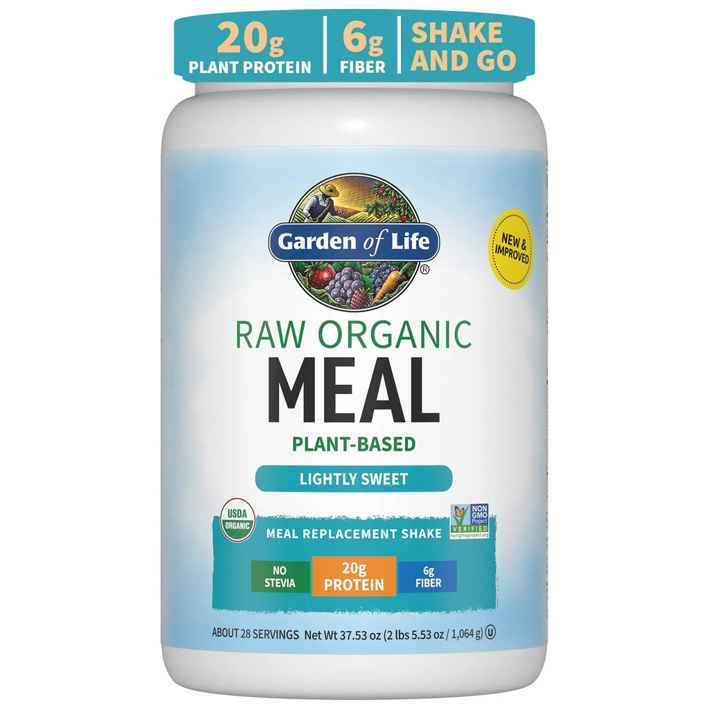 Garden of Life Vegan Protein Powder - Raw Organic Meal Replacement Shakes - TrustMedUSA