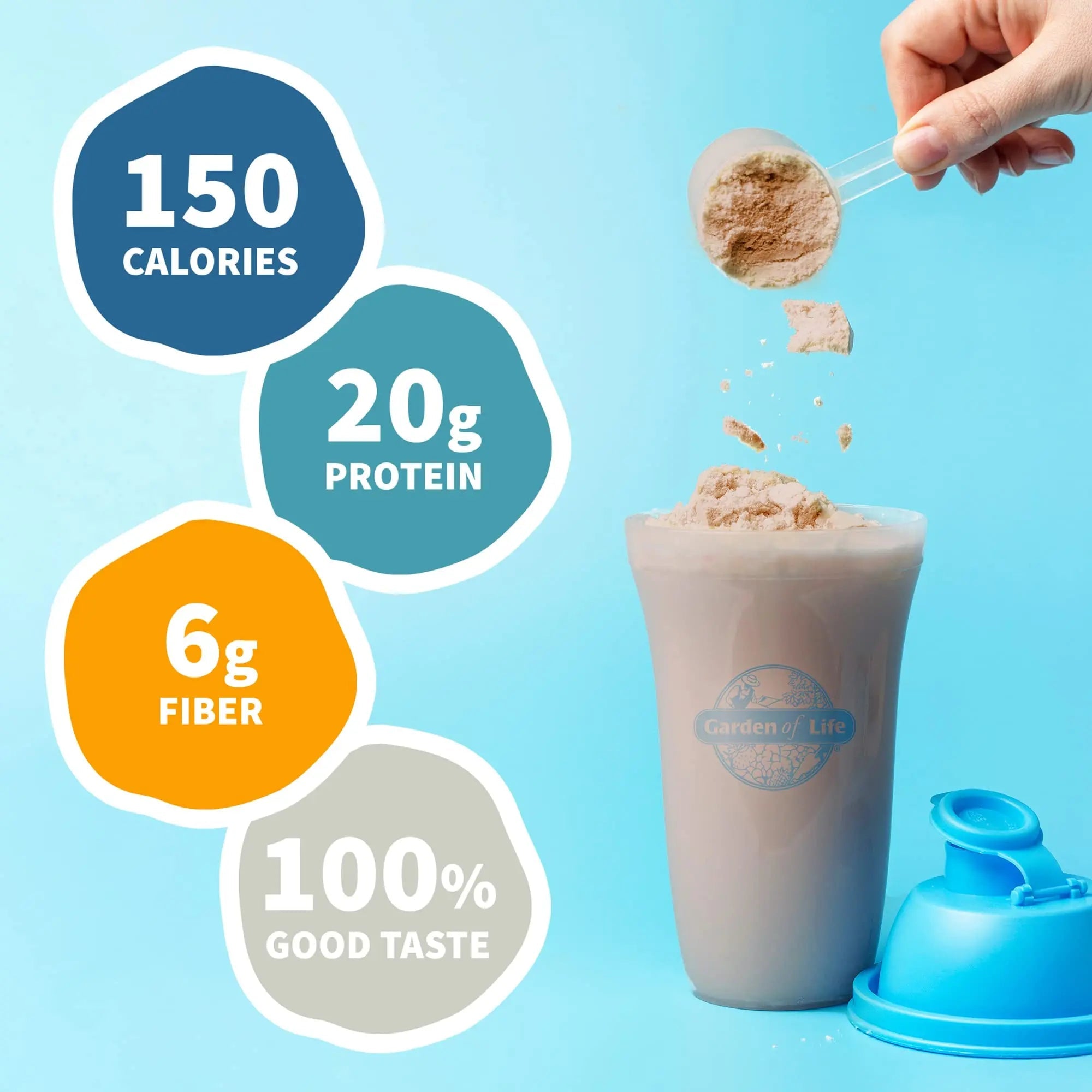 Garden of Life Vegan Protein Powder - Raw Organic Meal Replacement Shakes - TrustMedUSA