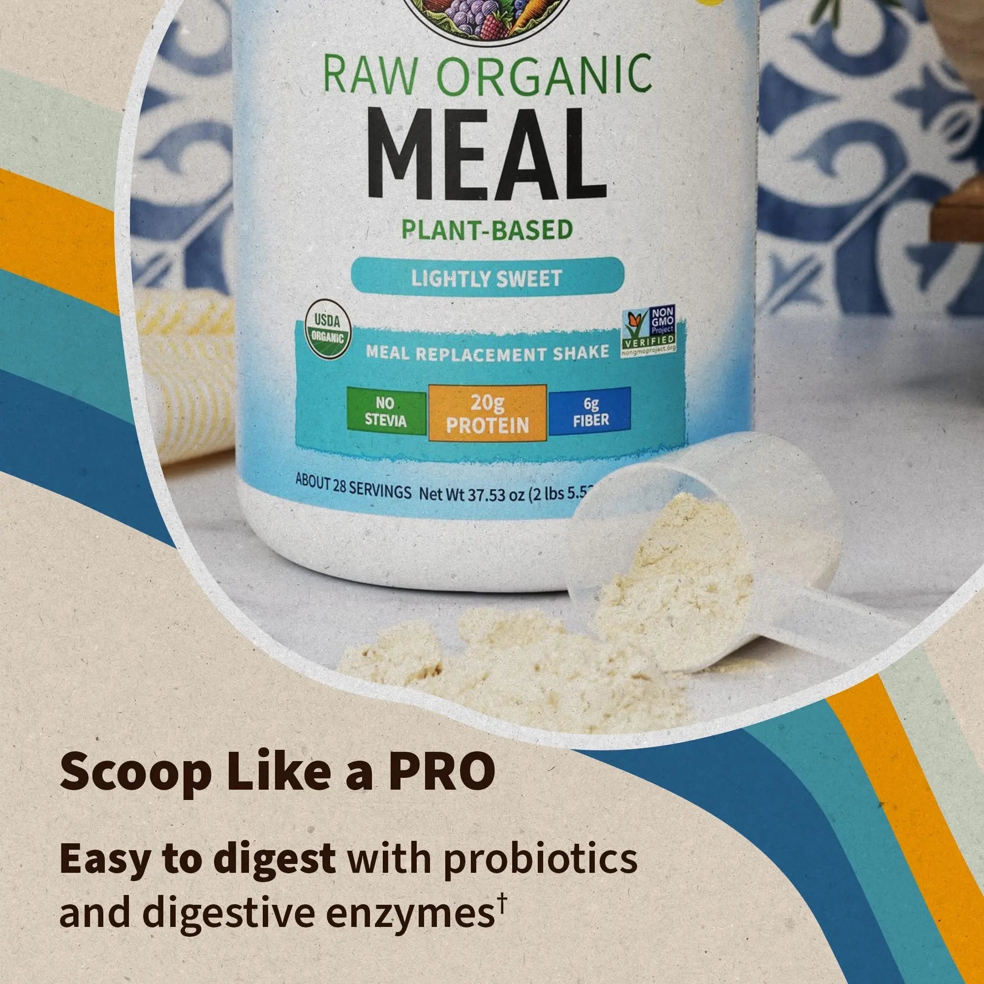 Garden of Life Vegan Protein Powder - Raw Organic Meal Replacement Shakes - TrustMedUSA