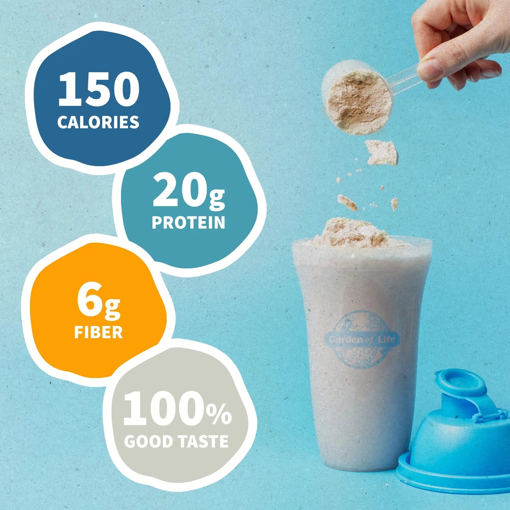 Garden of Life Vegan Protein Powder - Raw Organic Meal Replacement Shakes - TrustMedUSA