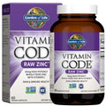 Garden of Life Vitamin Code Raw One Men's Multivitamin with Zinc Supplements for Immune and Skin Health, 30 Capsules - TrustMedUSA