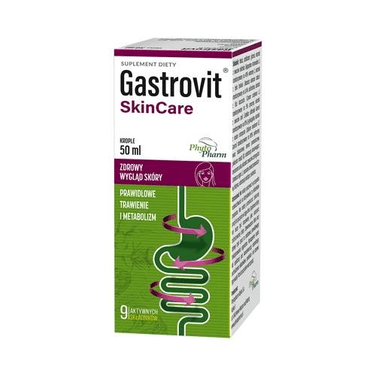 Gastrovit SkinCare drops for beautiful skin and good metabolism, 50 ml - TrustMedUSA