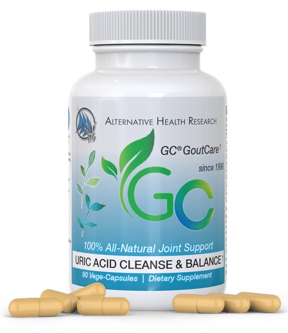 GC® GoutCare: Uric Acid Control | Uric Acid Prevention | Joint Health Supplement | Joint Relief | with Turmeric, Celery Seed Extract, Milk Thistle and More | 90 Capsules per Bottle | Non-GMO - TrustMedUSA