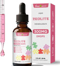 Geeoasis Zeolite Detox for Kids & Adults, 300 mg Zeolite Clinoptilolite Liquid with Vitamin B12 & D3, Vitamin C & Zinc Gluconate, Immune Support & Gut Health, Natural Strawberry Flavor, 2 Fl Oz - TrustMedUSA