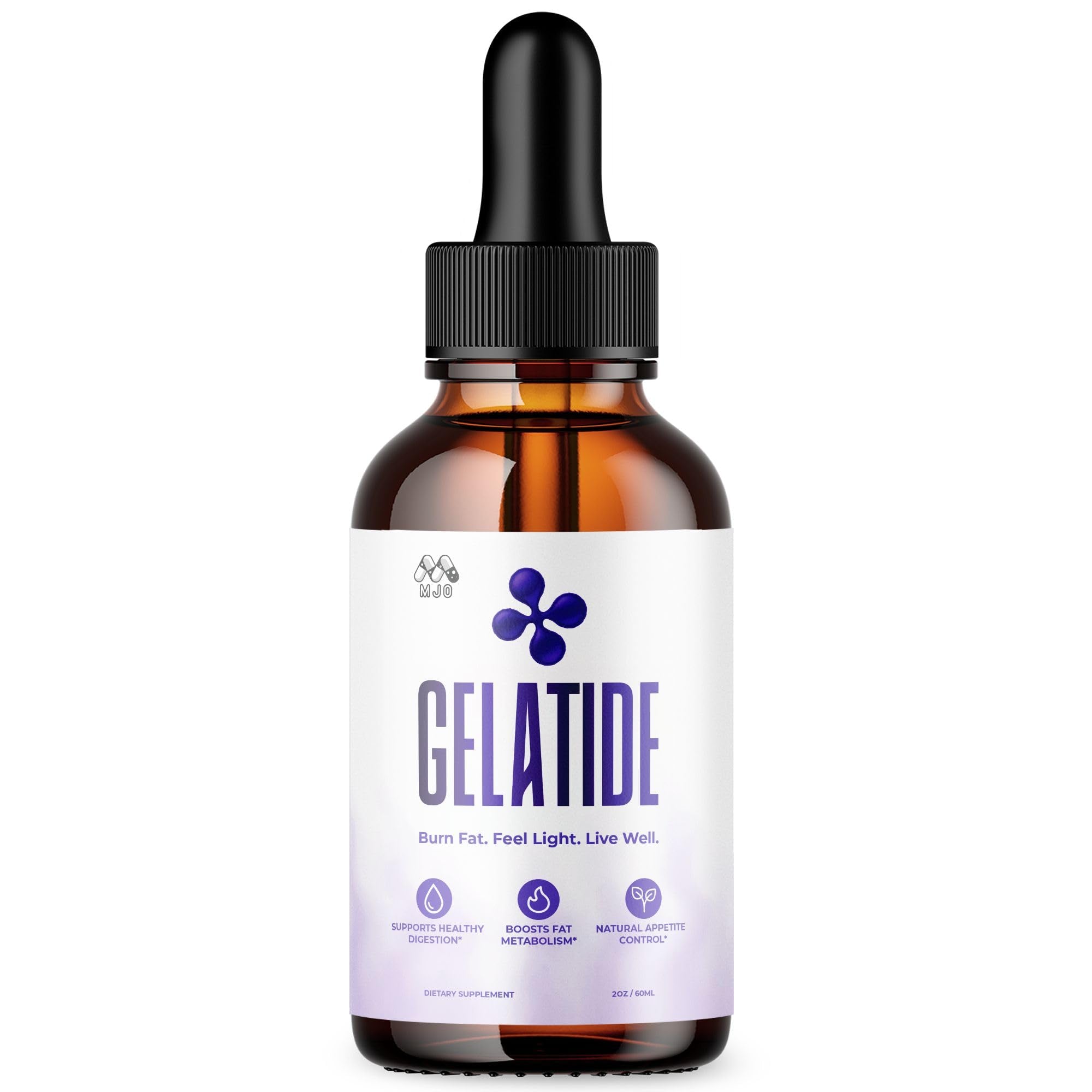 Gelatide Drops, Official Gelatide Health Support Formula with All Natural Ingredients, Advanced Active Lifestyle Support Supplement Maximum Strength Vitamin Formula for Women and Men (30 Servings) - TrustMedUSA