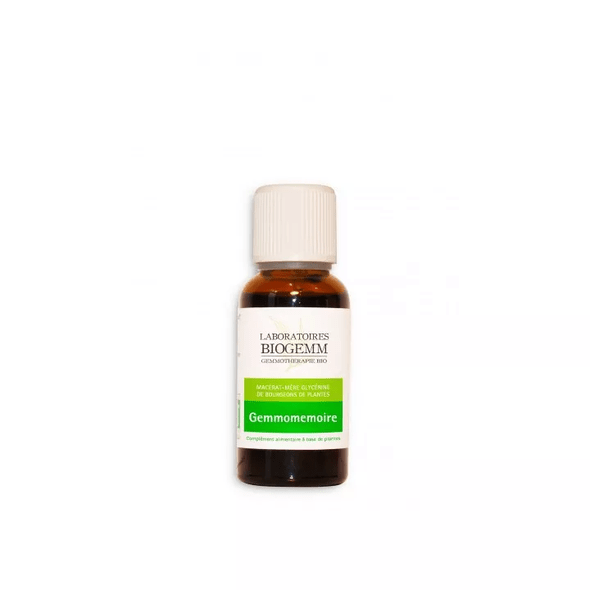 GemmoMémoire organic bud macerate Biogemm 30ml - TrustMedUSA