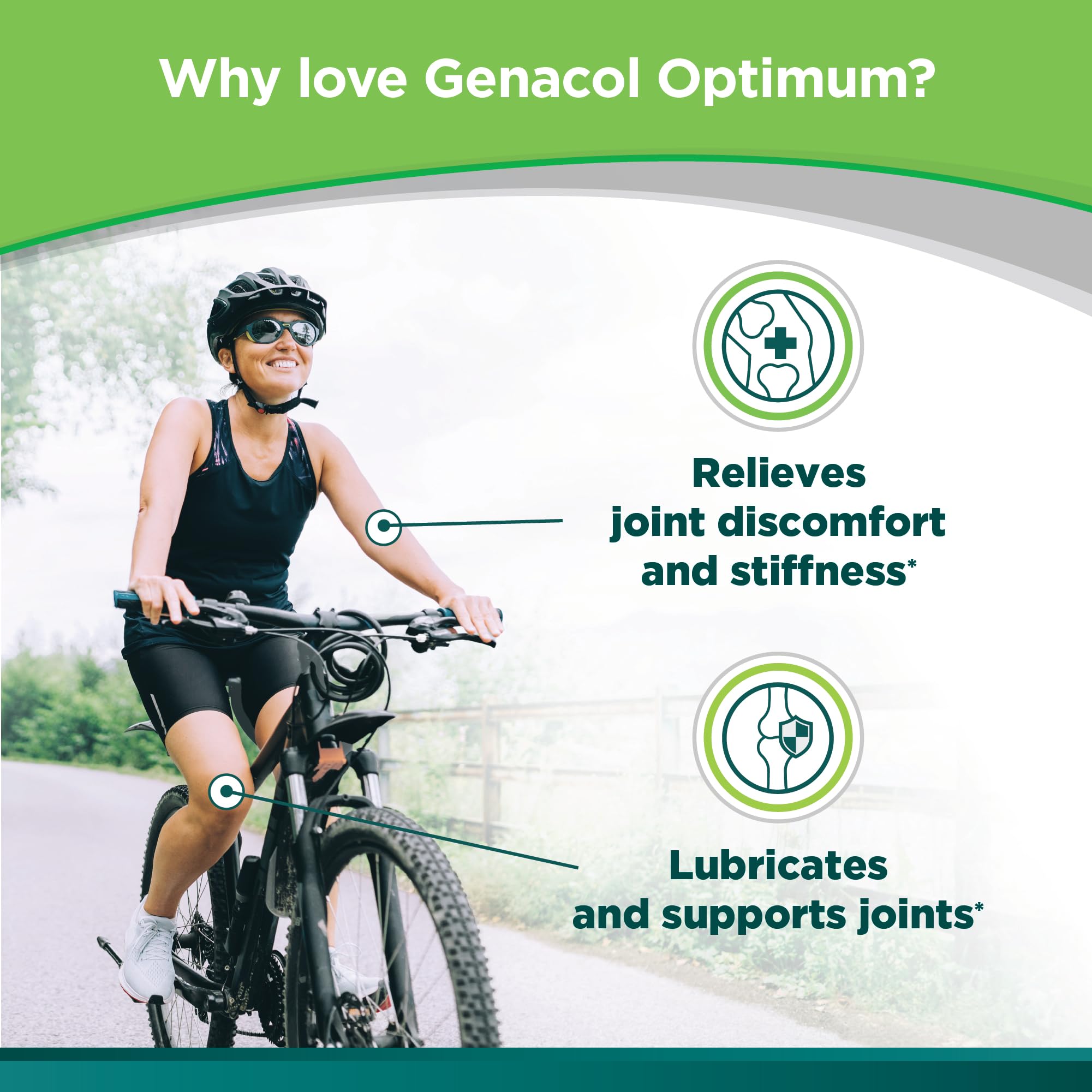 Genacol Optimum – Glucosamine, Chondroitin, MSM and Ultra-Hydrolyzed Collagen Tablets, Maintains Healthy Joints, Protects & Lubricate Cartilage, 90 Tablets (30-Day Supply) - TrustMedUSA