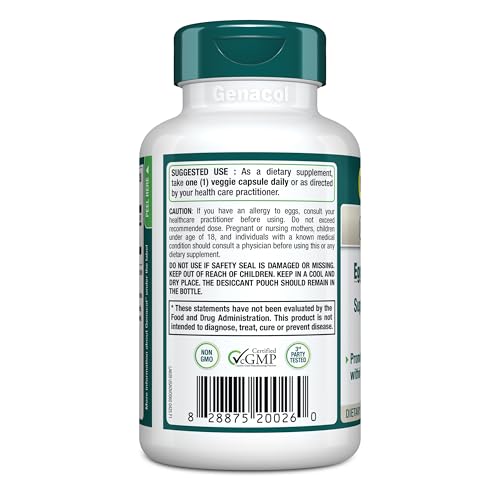 Genacol Ovoflex – Natural Eggshell Membrane Supplement, Support Healthy Joints & Flexibility, Vegetarian Solution for Joint Care, Results in 7 Days, Value Pack, 60 Capsules (60-Day Supply) - TrustMedUSA