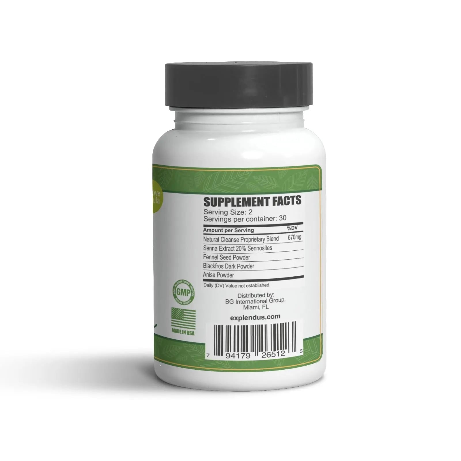Generic Natural Vita Natural Cleanse, Colon Supplement, All Body Cleanser with Proprietary Blend, 60 Count (Pack of 1) - TrustMedUSA