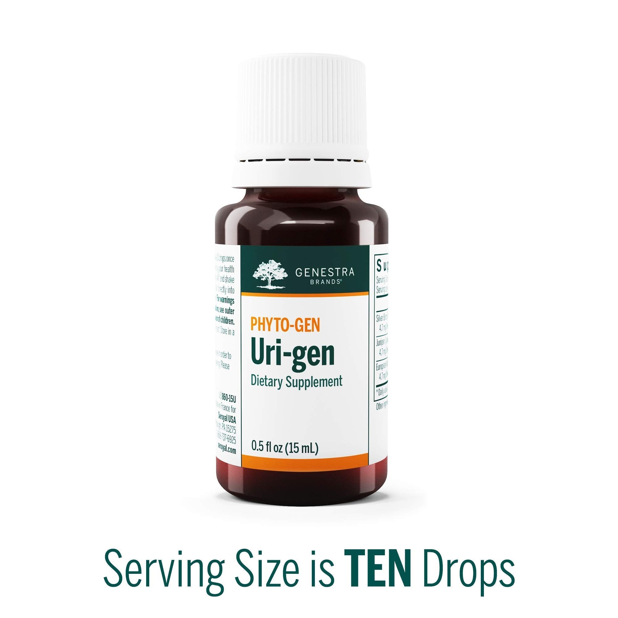 Genestra Brands Uri-gen | Silver Birch, Juniper, and European Ash Herbal Supplement | 0.5 fl. oz. - TrustMedUSA
