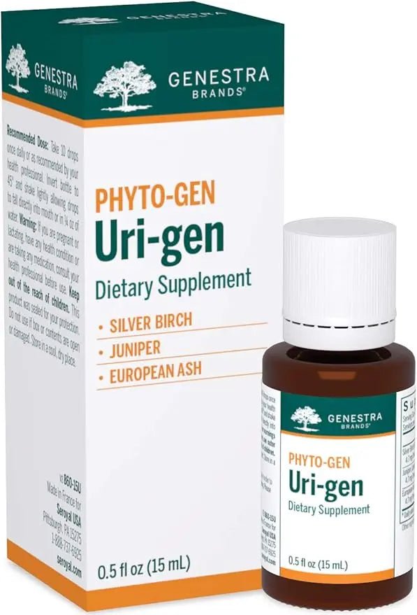 Genestra Brands Uri-gen | Silver Birch, Juniper, and European Ash Herbal Supplement | 0.5 fl. oz. - TrustMedUSA