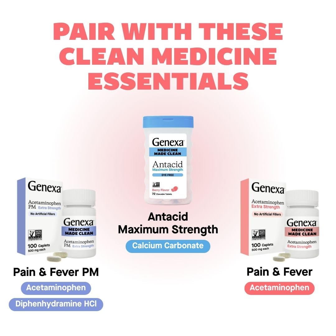 Genexa Arnica Tablets for Pain Relief Formula | Alleviate Muscle & Joint Pain, Soreness, & Stiffness | Delicious Organic Grape Flavor | Homeopathic Remedy Made Clean | 300 Chewable Tablets (3 Pack) - TrustMedUSA