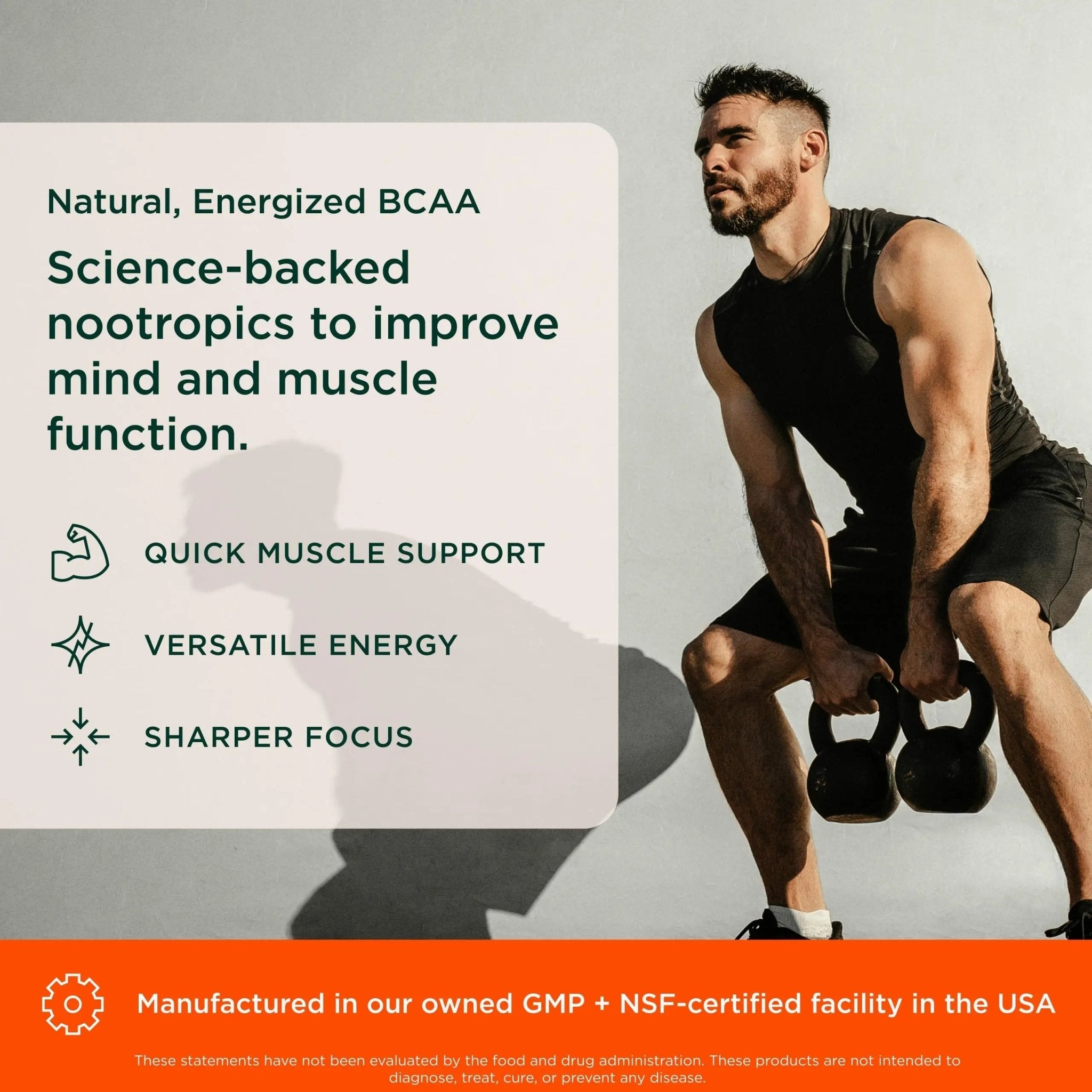 Genius BCAA Powder - 5g Vegan BCAAs L-Glutamine, Cognizin & Rhodiola Muscle Recovery Energy Support 100mg Caffeine Pre, Intra, Post-Workout Nootropic Supplement for Focus & Performance - Grape Limeade - TrustMedUSA