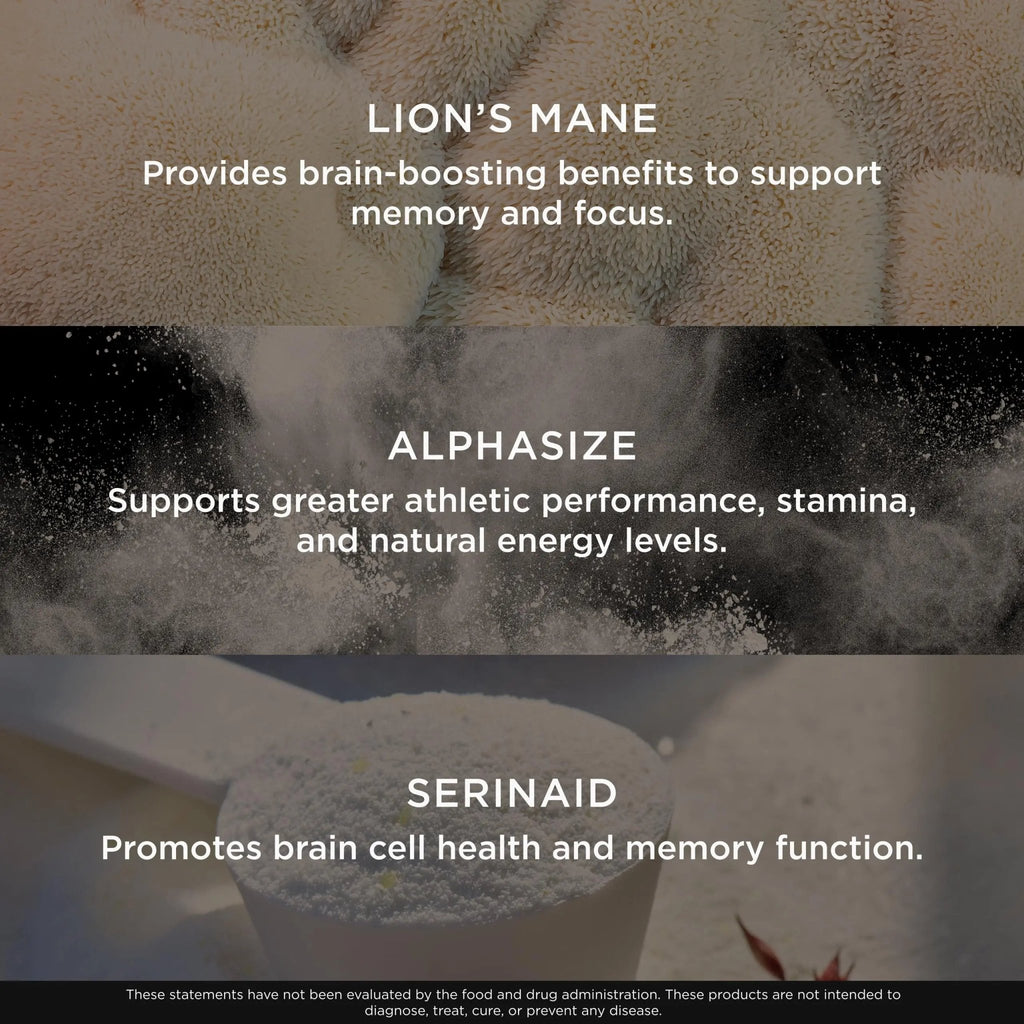 Genius Consciousness, Super Nootropic Brain Supplement Powder, Mango - Boost Focus, Cognitive Function, Concentration & Memory Booster - Alpha GPC & Lions Mane Mushroom for Neuro Energy & IQ - TrustMedUSA