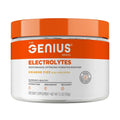 Genius Electrolytes Powder Drink Mix, Orange Fizz, 30 Servings - Natural Hydration Booster & Endurance Supplement with Potassium, Magnesium & Zinc - Sugar Free & No Artificial Sweeteners or Dyes - TrustMedUSA