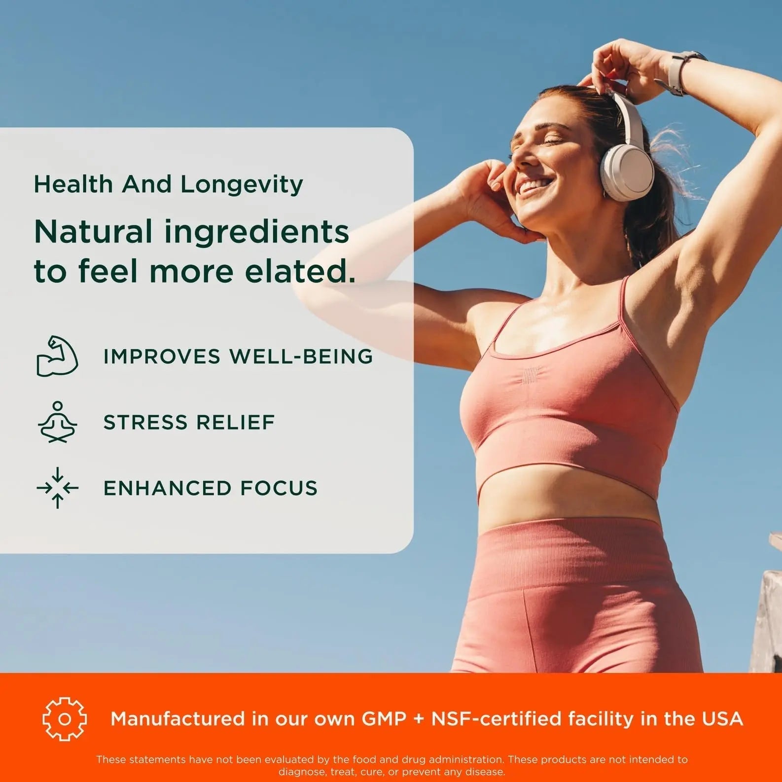 Genius Joy, Nootropic Mood Enhancer Supplement - Support Cognitive Health, Enhance Mood & Neural Function with Brain Boosting L-Theanine, Panax Ginseng & SAM-e - Organic, Non-GMO, & Gluten-Free - TrustMedUSA
