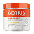 Genius L-Arginine Nitric Oxide Powder - Fermented L- Arginine Nutritional Supplements & Nitric Oxide Booster - Pre Workout, Natural Muscle Builder - 30 Servings, Lemon - TrustMedUSA
