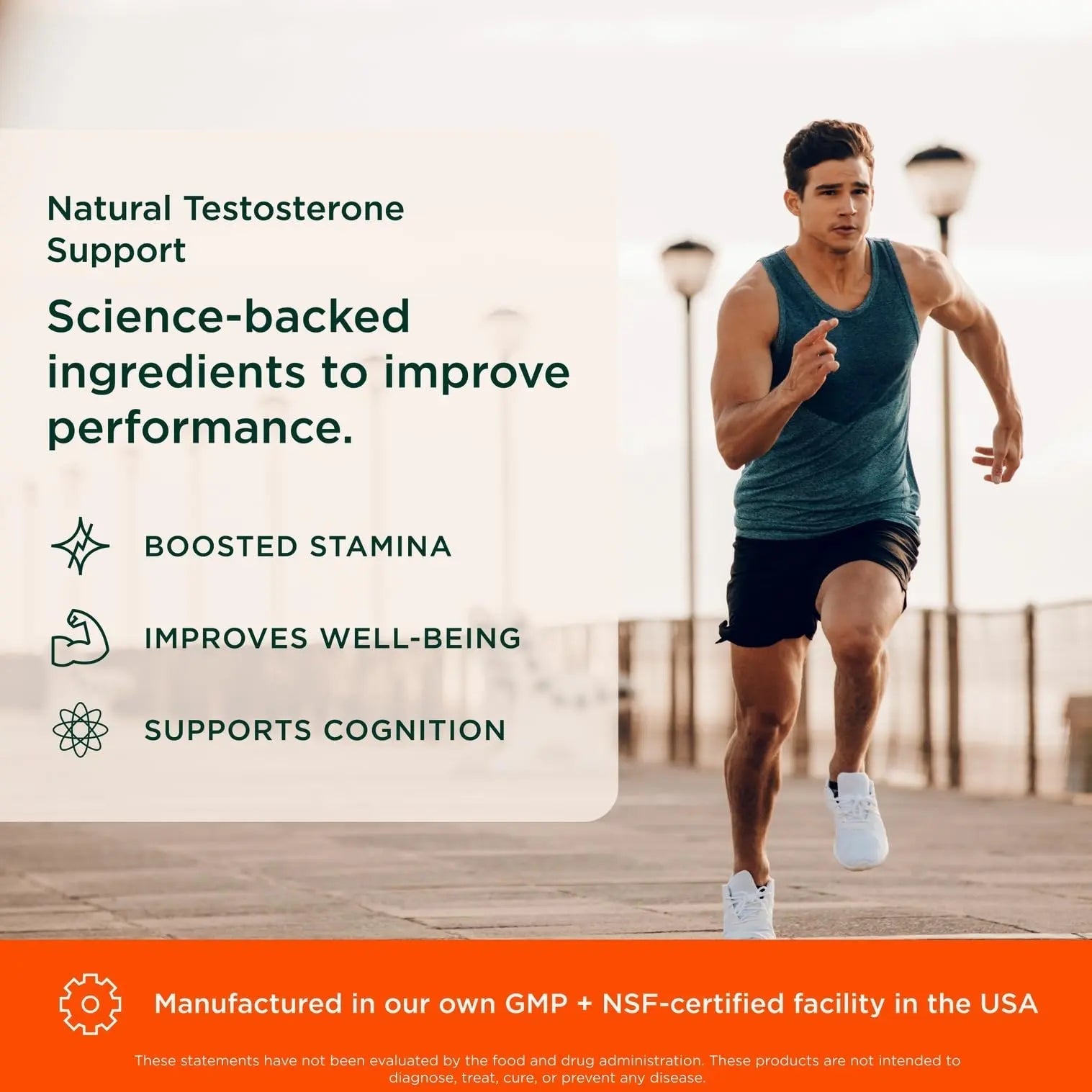 Genius Test, Advanced Testosterone Booster for Men - Natural Stamina, Endurance, Energy & Strength Enhancing Supplement - Lean Muscle Builder, Brain & Libido Support Male Supplements, 120 Veggie Pills - TrustMedUSA