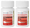 GeriCare Extra Strength Acetaminophen Pain Relief Fever Reducer Tablets, Strength 500mg Tablet | Joint, Muscle, Arthritis, Back Pain, Body Pain Relief, 100 Count (Pack of 2) - TrustMedUSA
