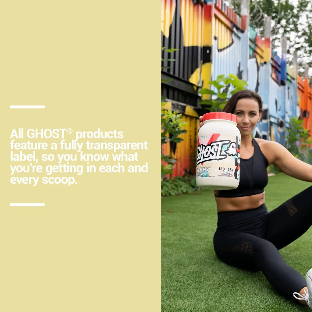 GHOST Whey Protein Powder, Fruity Cereal Milk - 2LB Tub, 25G of Protein - Flavored - TrustMedUSA