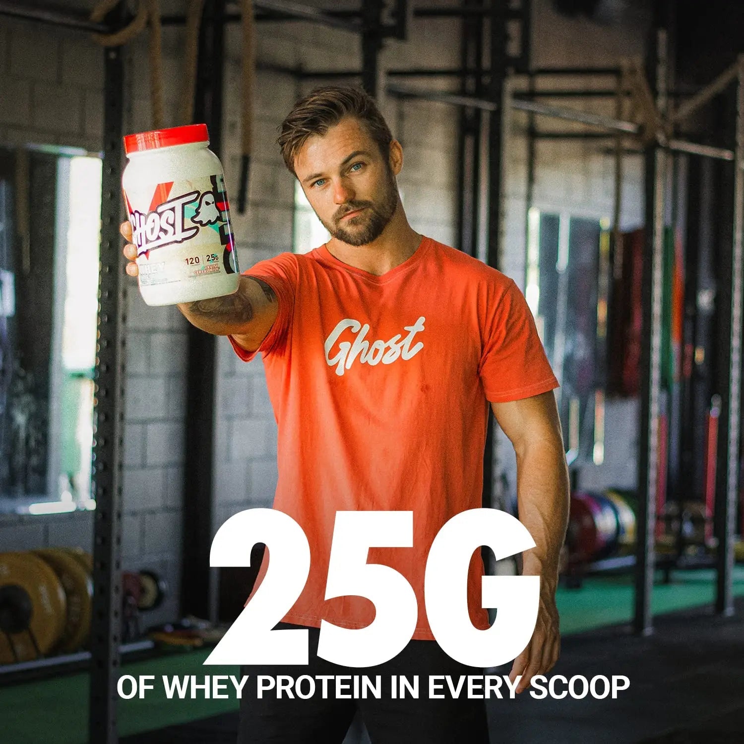 GHOST Whey Protein Powder, Fruity Cereal Milk - 2LB Tub, 25G of Protein - Flavored - TrustMedUSA