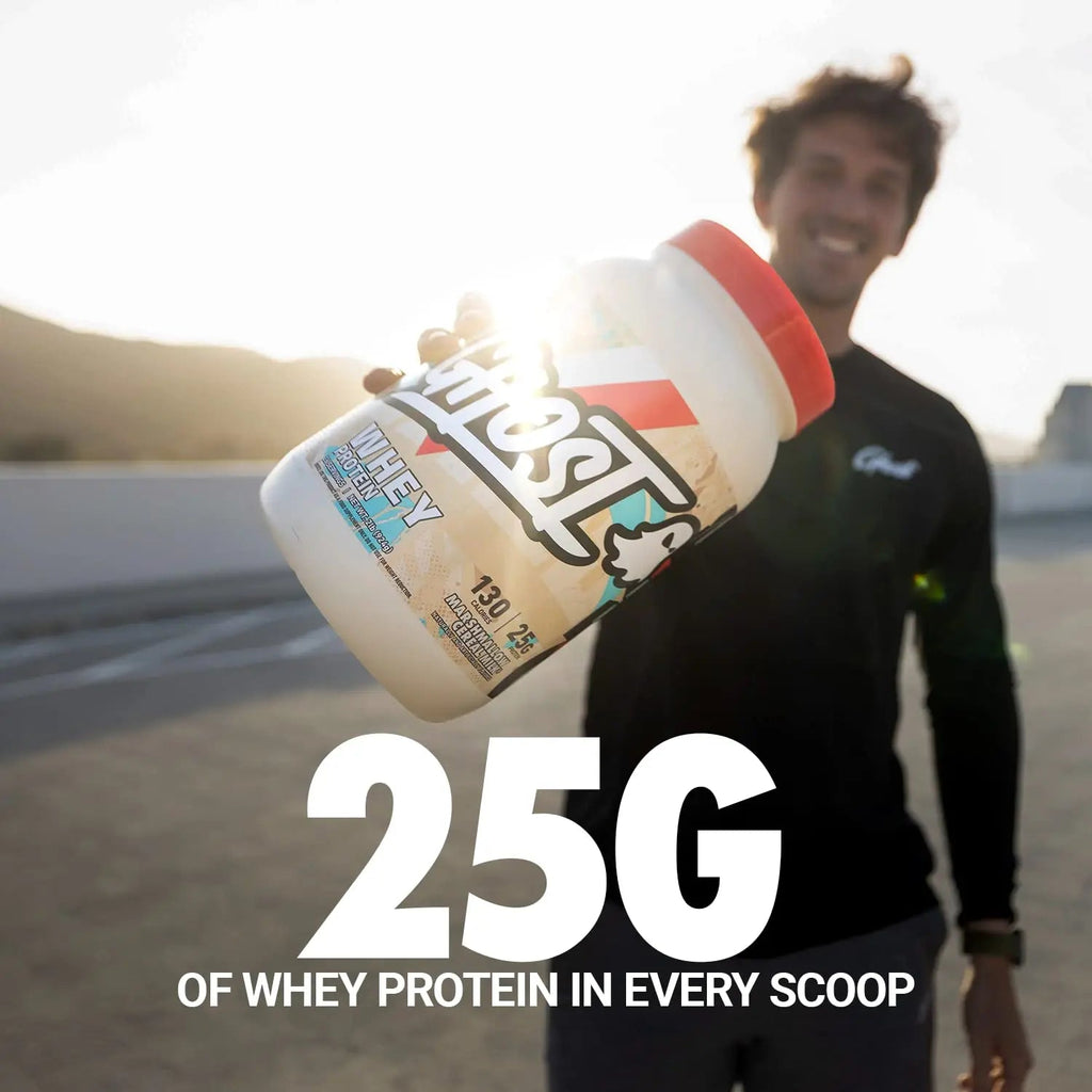 GHOST Whey Protein Powder, Marshmallow Cereal Milk - 2LB Tub, 25G of Protein - TrustMedUSA