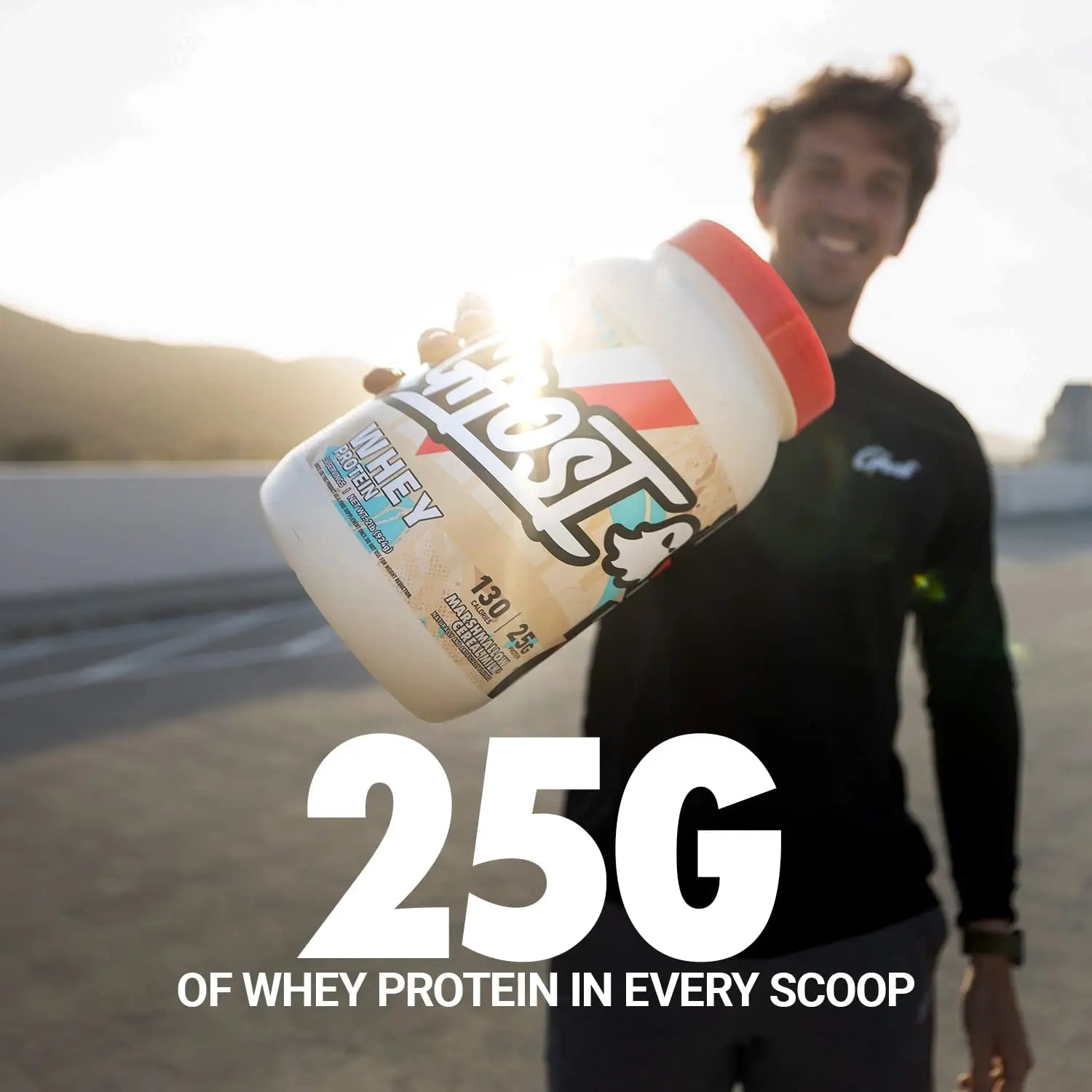 GHOST Whey Protein Powder, Marshmallow Cereal Milk - 2LB Tub, 25G of Protein - TrustMedUSA