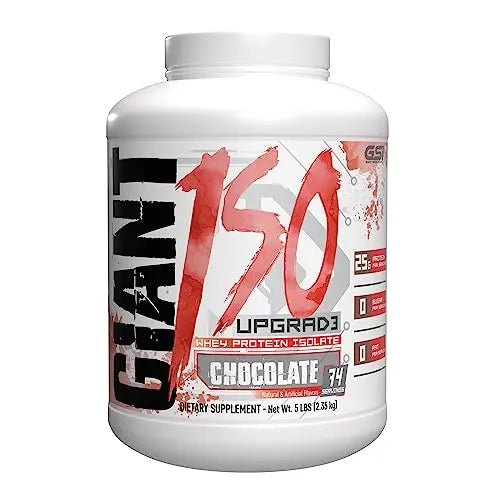 Giant Edge Series 100% Whey Protein Isolate - 25g Pure Whey Isolate - Zero Sugar - TrustMedUSA