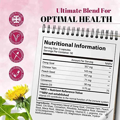 GinSen MyUterus Care for Women’s Warm Uterus, Pregnancy & Menstrual Wellness - TrustMedUSA