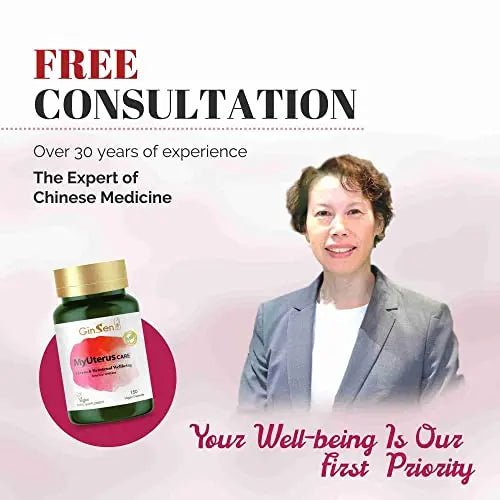 GinSen MyUterus Care for Women’s Warm Uterus, Pregnancy & Menstrual Wellness - TrustMedUSA