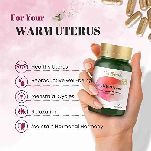 GinSen MyUterus Care for Women’s Warm Uterus, Pregnancy & Menstrual Wellness - TrustMedUSA