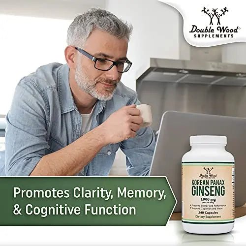 Ginseng Capsules (Korean Red Ginseng Extract, Panax Ginseng 10% Ginsenosides) - TrustMedUSA