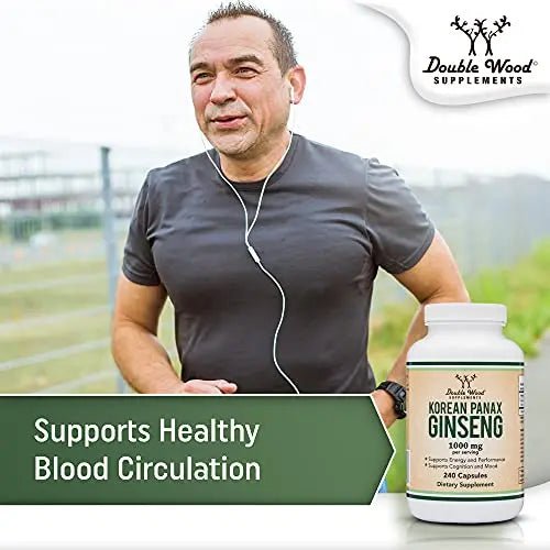 Ginseng Capsules (Korean Red Ginseng Extract, Panax Ginseng 10% Ginsenosides) - TrustMedUSA