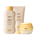Gisou Honey Gloss Hair Therapy Trio - Mini Shampoo, Hair Mask and Conditioner for smoother, stronger and glossier hair - TrustMedUSA