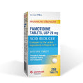 Glenmark Maximum Strength Famotidine Tablets, 20 mg, Acid Reducer for Heartburn Relief, 200 Count - Maple Wellness Supplements