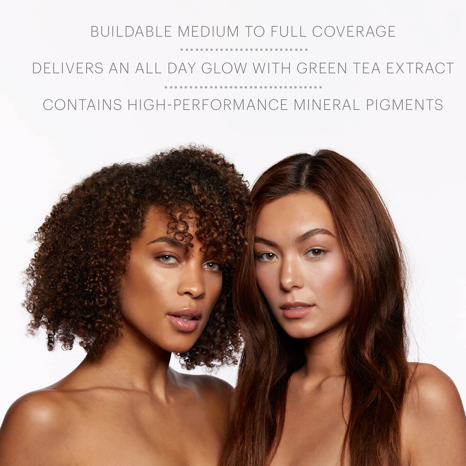 Glo Skin Beauty Satin Cream Foundation Makeup for Face, Beige Medium - Full Coverage, Semi Matte Finish, Conceal Blemishes & Even Skin Tone - TrustMedUSA