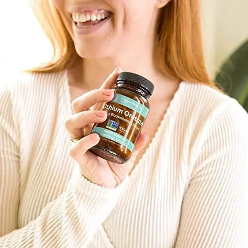 Global Healing Lithium Orotate Brain Health Supplement - Supports Mood - TrustMedUSA