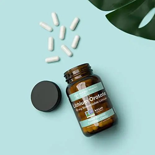 Global Healing Lithium Orotate Brain Health Supplement - Supports Mood - TrustMedUSA