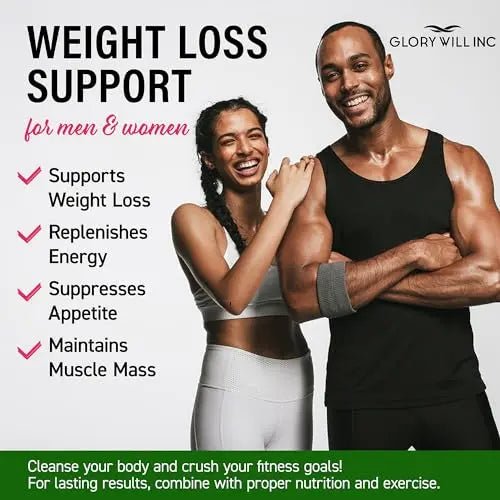 Glory Will Inc Weight Loss Drops Natural Detox Made in USA - Diet Drops for Fat Loss - TrustMedUSA