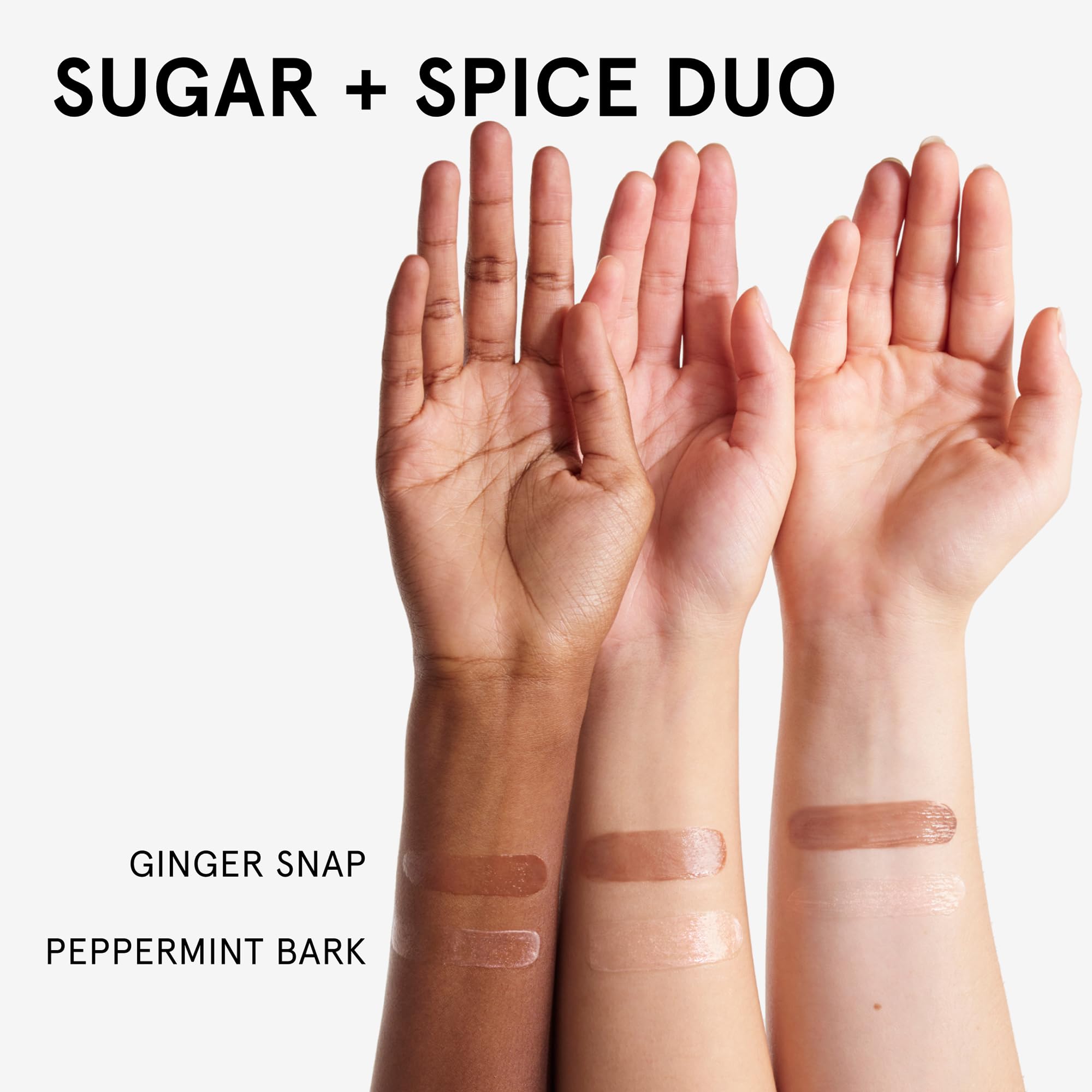 Glossier Balm Dotcom Hydrating Lip Balm Duo - Peppermint Bark & Ginger Snap - Lanolin, Beeswax & Castor Oil for Dry Lips - Nourishing Lip Care Gift Set, 2 x 15ml - TrustMedUSA